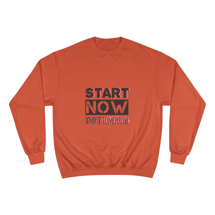 Champion-Sweatshirt mit Typografie-Motiv