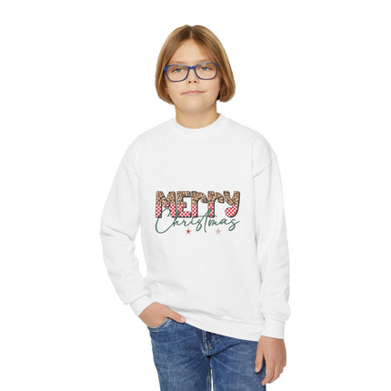 Christmas themed Youth Crewneck Sweatshirt