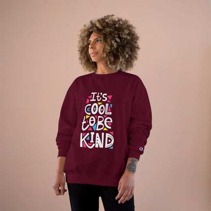 Champion-Sweatshirt mit Typografie-Motiv