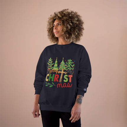 Christmas themed Champion Sweatshirt
