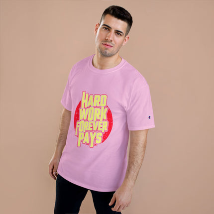 Champion-T-Shirt mit Typografie-Motiv