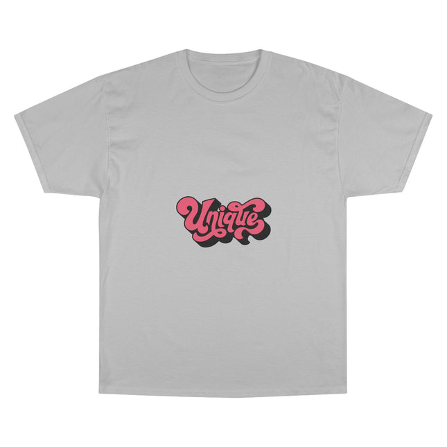 Champion-T-Shirt mit Typografie-Motiv