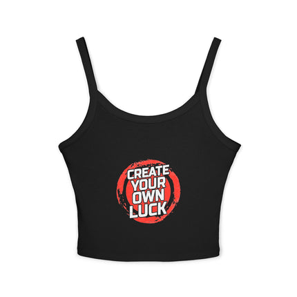 Typografie Themen Damen Spaghetti Strap Tank Top 