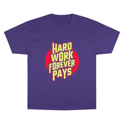 Champion-T-Shirt mit Typografie-Motiv