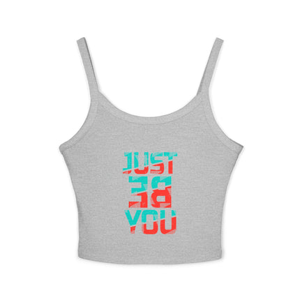 Typografie Themen Damen Spaghetti Strap Tank Top 