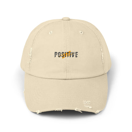 Unisex Distressed Cap mit Typografie-Motiven 