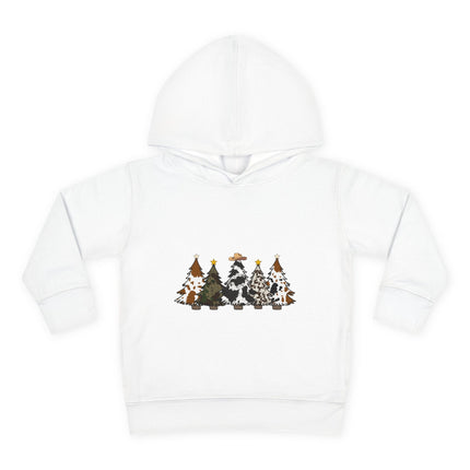 Christmas themed Toddler Pullover Fleece Hoodie