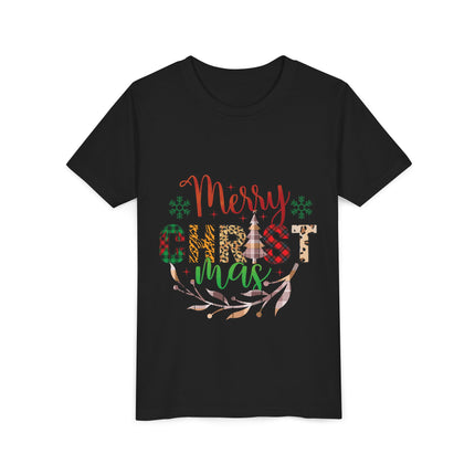 Christmas themed Youth Short Sleeve Tee