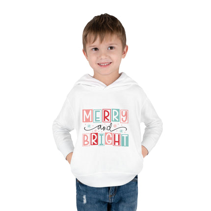 Christmas themed Toddler Pullover Fleece Hoodie