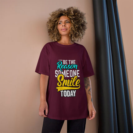 Champion-T-Shirt mit Typografie-Motiv