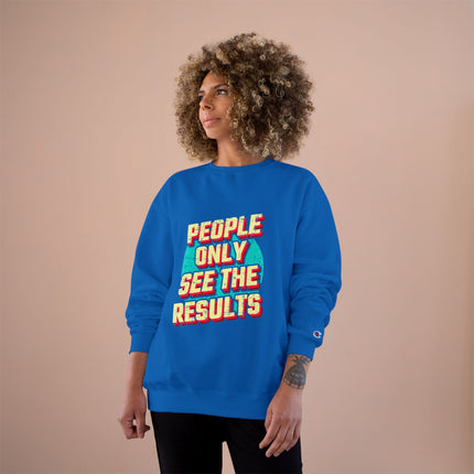 Champion-Sweatshirt mit Typografie-Motiv