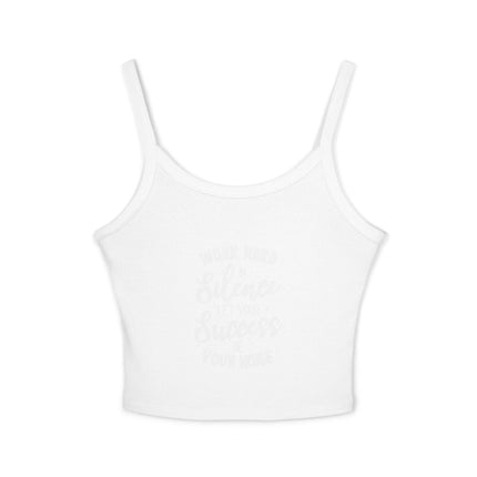 Typografie Themen Damen Spaghetti Strap Tank Top 