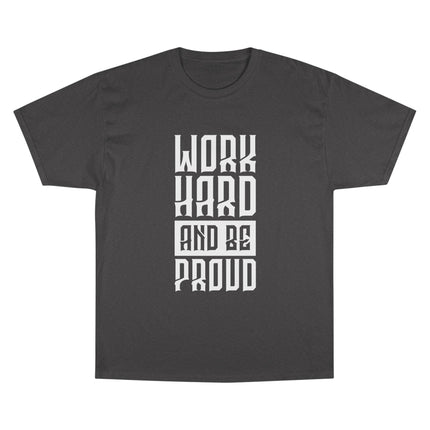 Champion-T-Shirt mit Typografie-Motiv