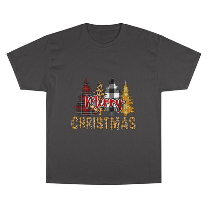 Champion-T-Shirt mit Weihnachtsmotiv