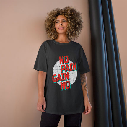 Champion-T-Shirt mit Typografie-Motiv