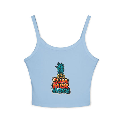 Typografie Themen Damen Spaghetti Strap Tank Top 