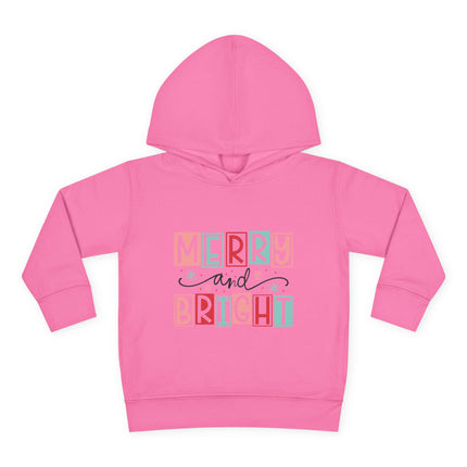 Christmas themed Toddler Pullover Fleece Hoodie