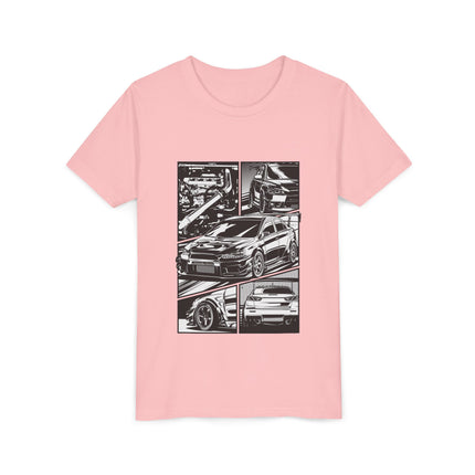 Car Enthusiast themed Youth Short Sleeve Tee