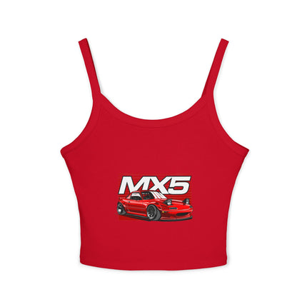 Auto-Enthusiasten Themen Damen Spaghetti Strap Tank Top 