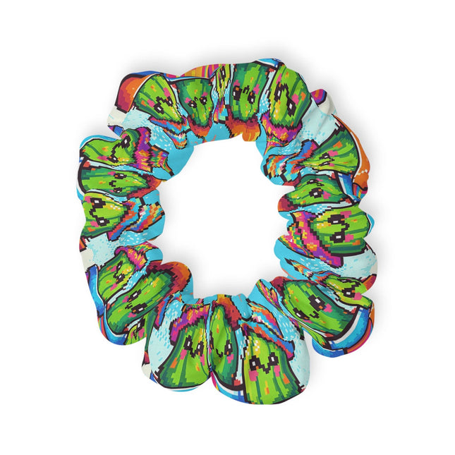 Cute Catcus smiling design themed Scrunchie