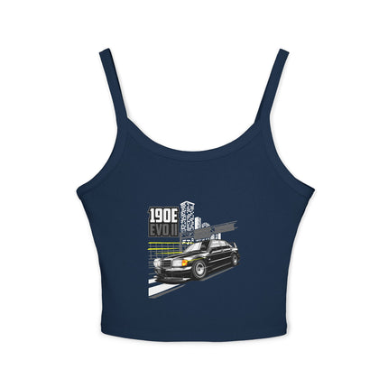 Auto-Enthusiasten Themen Damen Spaghetti Strap Tank Top 