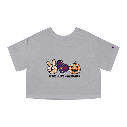 Champion Damen Heritage Cropper T-Shirt mit Halloween-Motiv