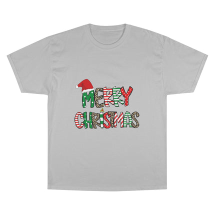 Champion-T-Shirt mit Weihnachtsmotiv