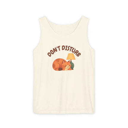 Don't Disturb Tank Top — Relaxed Garment-Dyed Casual Tank