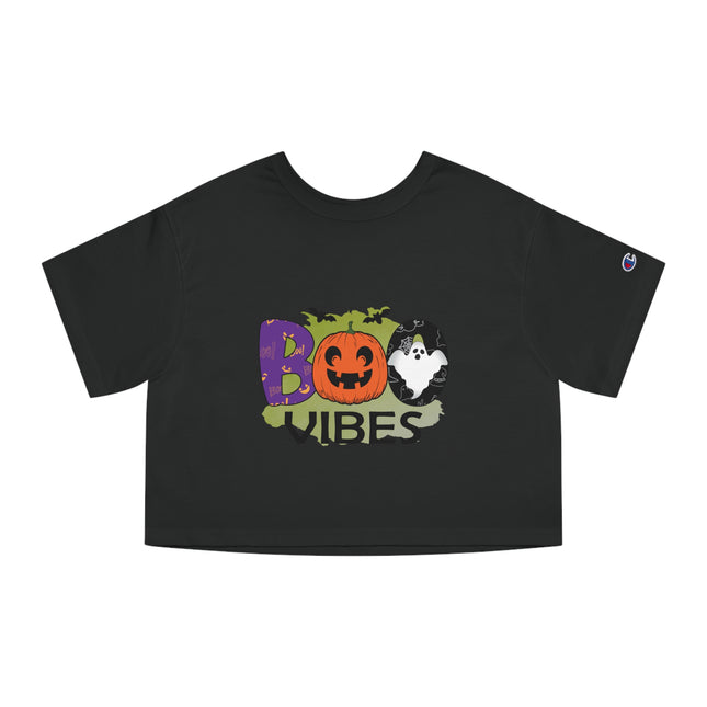 Champion Damen Heritage Cropper T-Shirt mit Halloween-Motiv