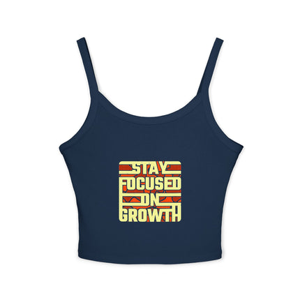 Typografie Themen Damen Spaghetti Strap Tank Top 