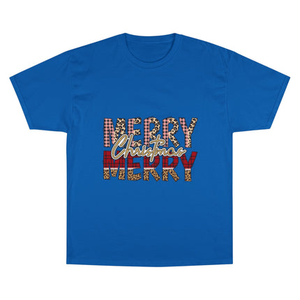 Champion-T-Shirt mit Weihnachtsmotiv