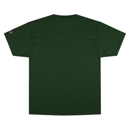 Champion-T-Shirt mit Typografie-Motiv