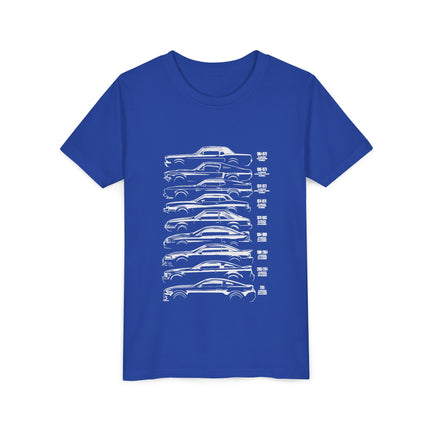 Car Enthusiast themed Youth Short Sleeve Tee