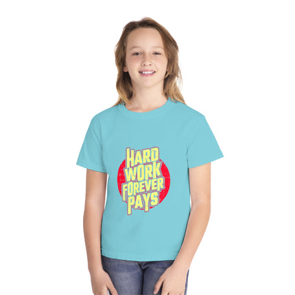 Typography themed Youth Midweight Tee