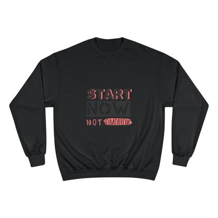 Champion-Sweatshirt mit Typografie-Motiv