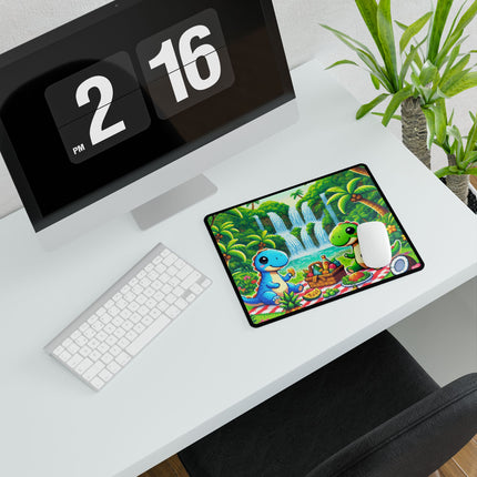 Cute 2 Dino design themed Desk Mats