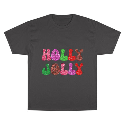 Champion-T-Shirt mit Weihnachtsmotiv