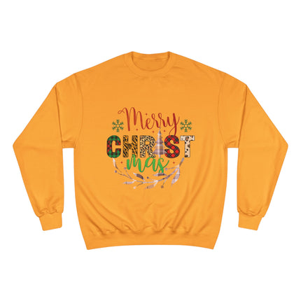 Christmas themed Champion Sweatshirt