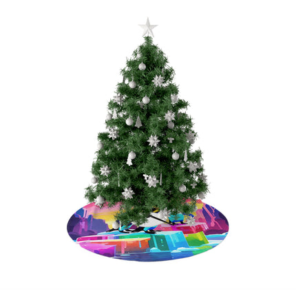 Cute Penguin design themed Christmas Tree Skirts