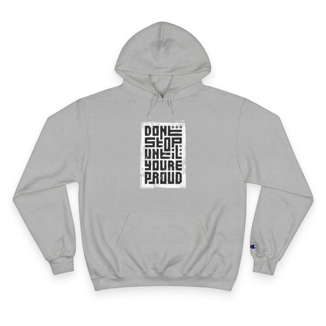 Typography themed Champion Hoodie