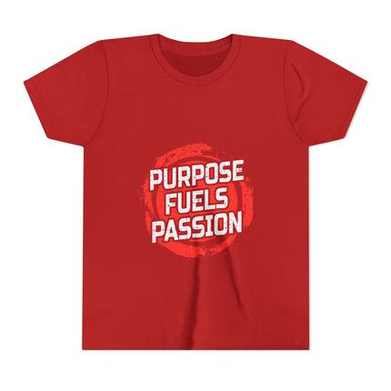 Kurzärmeliges Jugend-T-Shirt mit Typografie-Motiv