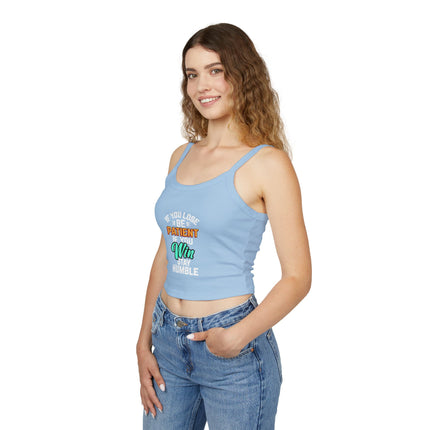 Typografie Themen Damen Spaghetti Strap Tank Top 