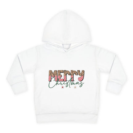 Christmas themed Toddler Pullover Fleece Hoodie