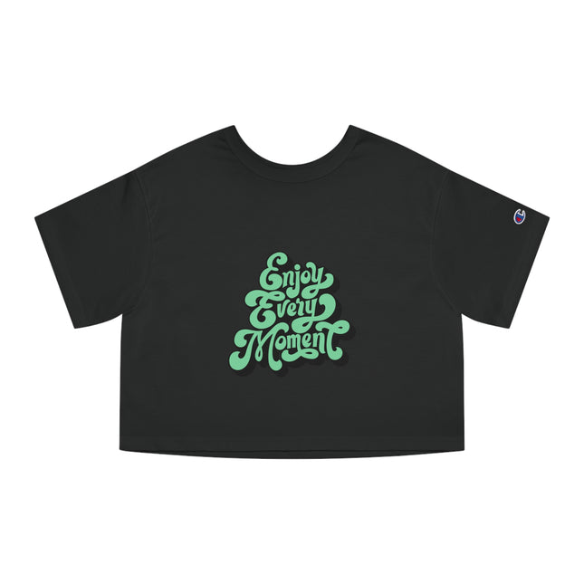 Champion Damen Heritage Cropper T-Shirt mit Typografie-Motiv