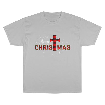 Champion-T-Shirt mit Weihnachtsmotiv