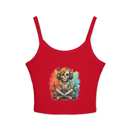 Halloween-Themen Damen Spaghetti Strap Tank Top 