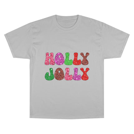 Champion-T-Shirt mit Weihnachtsmotiv
