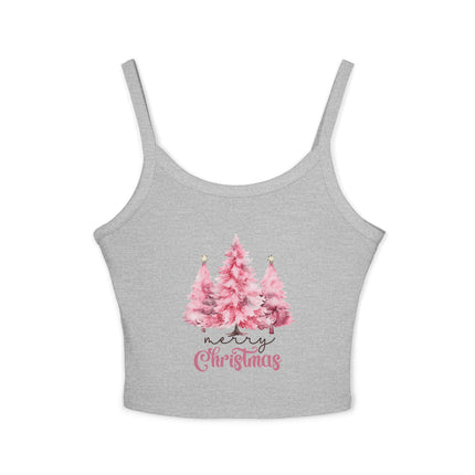 Weihnachtsmotiv Damen Spaghettiträger Tank Top 