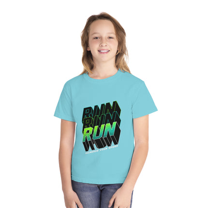 Typography themed Youth Midweight Tee