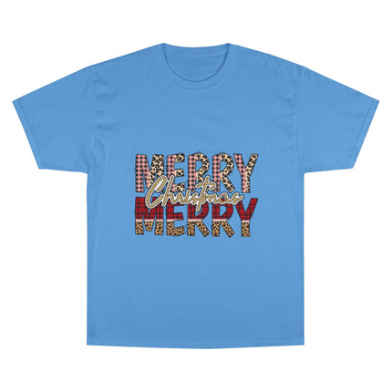 Champion-T-Shirt mit Weihnachtsmotiv